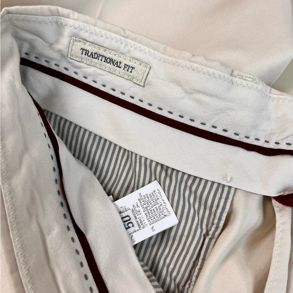 Brunello Cucinelli Cream Chinos
